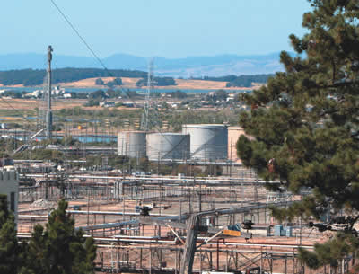 Chevron/Texaco’s Richmond refinery. Photo: Chris Clarke